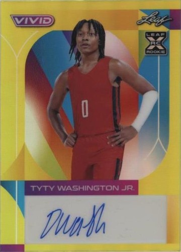 2022-23 Leaf Vivid - TyTy Washington Jr. #BA-TWJ