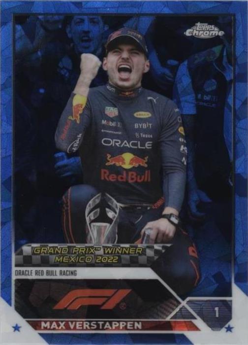 2023 Topps Chrome Sapphire Edition Formula 1 - Max Verstappen #163