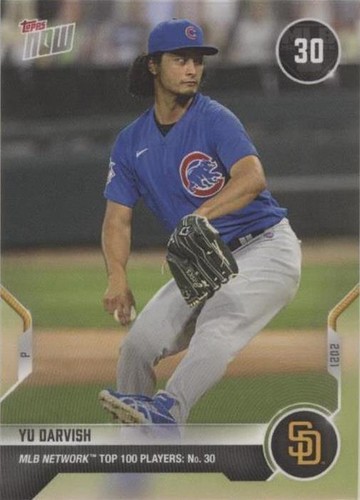 2021 Topps Now MLB Network Top 100 Players - Yu Darvish #T-30