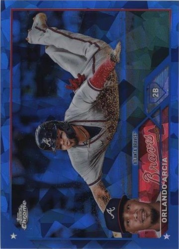 2023 Topps Chrome Update Series Sapphire Edition - Orlando Arcia #USCS234