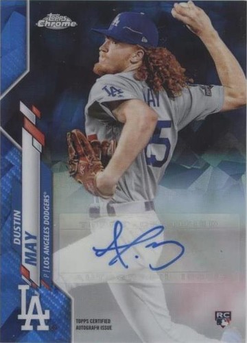 2020 Topps Chrome Update Series Sapphire Edition - Dustin May #RA-DM