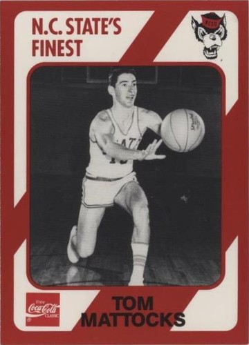 1989 Collegiate Collection North Carolina State Wolfpack - Tom Mattocks #144