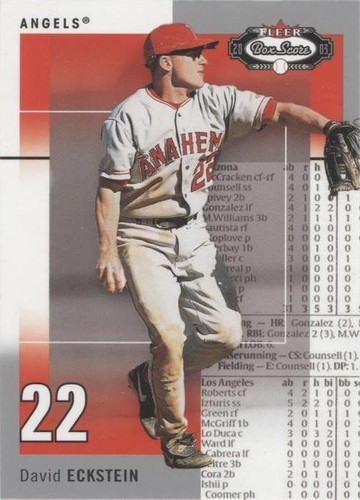 2003 Fleer Box Score - David Eckstein #98