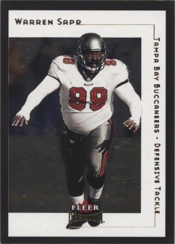 2001 Fleer Premium Warren Sapp #134