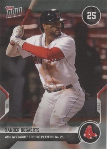 2021 Topps Now MLB Network Top 100 Players - Xander Bogaerts #T-25