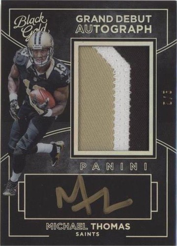2016 Panini Black Gold Michael Thomas #GD-MT