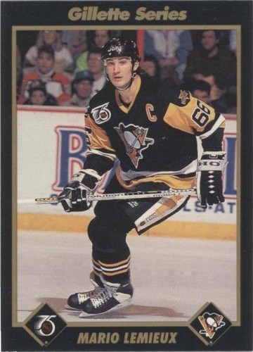 1991-92 Gillette Series - Mario Lemieux #33