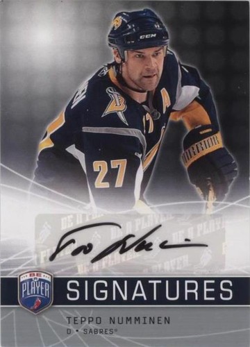 2008-09 Upper Deck Be a Player - Teppo Numminen #S-TN
