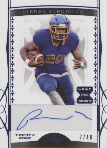 2022 Leaf Trinity Pierre Strong Jr. #BA-PSJ