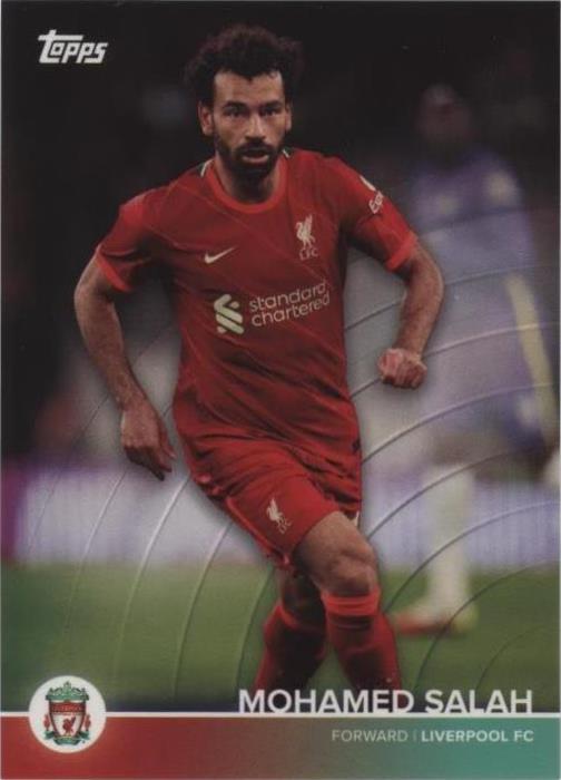 2021-22 Topps Liverpool Team Set Mohamed Salah #18