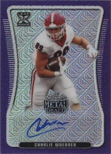 2020 Leaf Metal Draft Charlie Woerner #BA-CW2