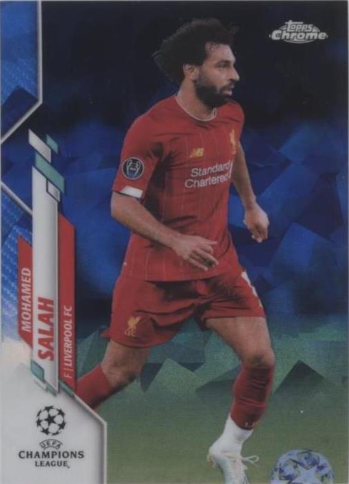 2019-20 Topps Chrome UCL Sapphire Edition Mohamed Salah #69