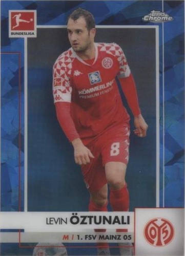 2020-21 Topps Chrome Bundesliga Sapphire Edition Levin Oztunali #72