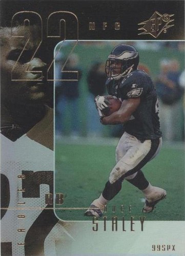 1999 SPx Duce Staley #66