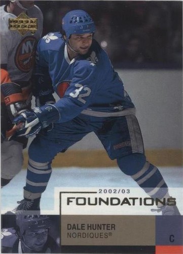 2002-03 Upper Deck Foundations - Dale Hunter #77