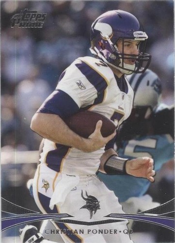 2012 Topps Prime Christian Ponder #39