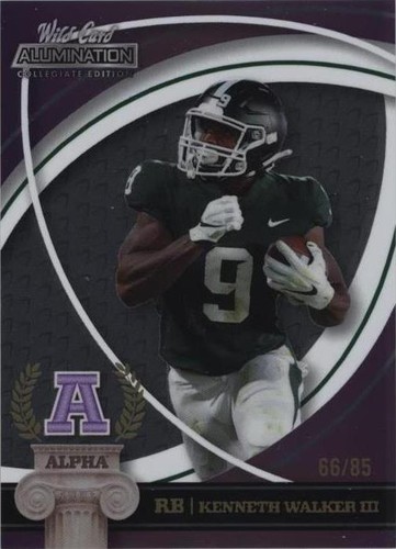2021 Wild Card Alumination NIL Collegiate Edition Kenneth Walker III #ANA-10