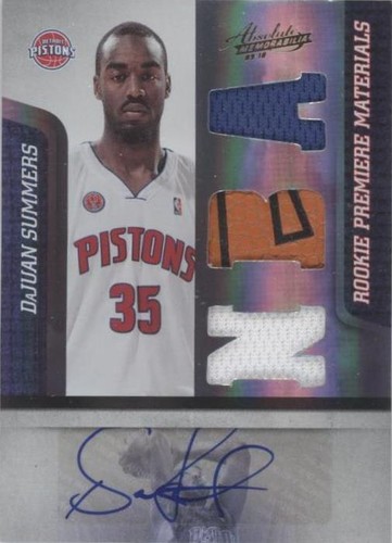 2009-10 Absolute Memorabilia - DaJuan Summers #170