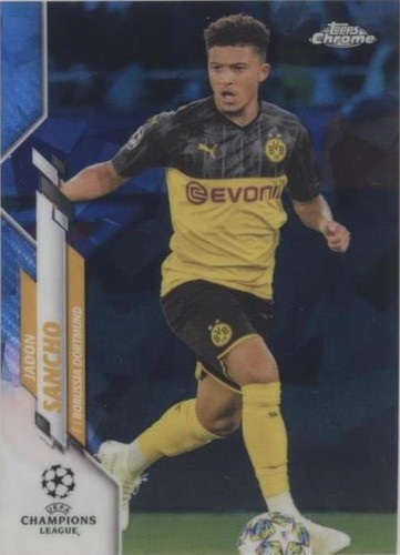 2019-20 Topps Chrome UCL Sapphire Edition Jadon Sancho #16