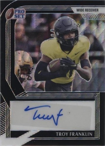 2022 Leaf Pro Set Metal Troy Franklin #PA-TF1