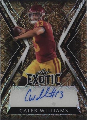 2023 Leaf Exotic Caleb Williams #BA-CW1