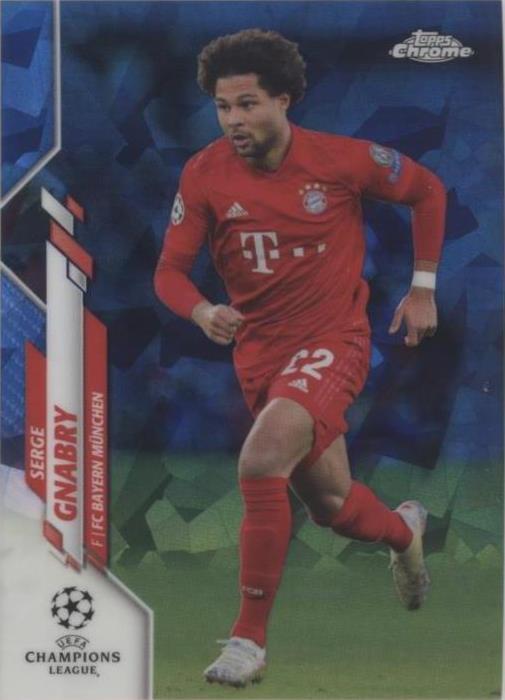 2019-20 Topps Chrome UCL Sapphire Edition Serge Gnabry #67