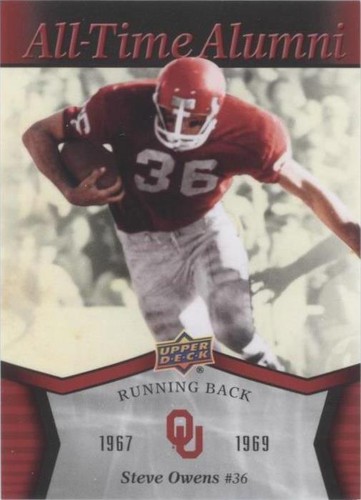 2011 Upper Deck University of Oklahoma Steve Owens #ATA-SO
