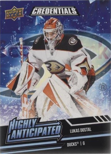 2022-23 Upper Deck Credentials - Lukas Dostal #HA-30