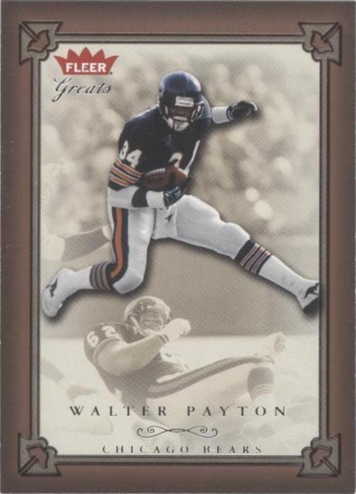 2004 Fleer Greats Walter Payton #9