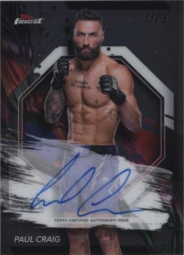 2024 Topps Finest UFC - Paul Craig #FA-PCG