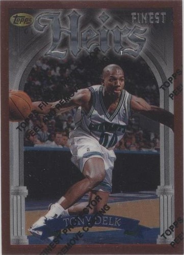 1996-97 Topps Finest - Tony Delk #170