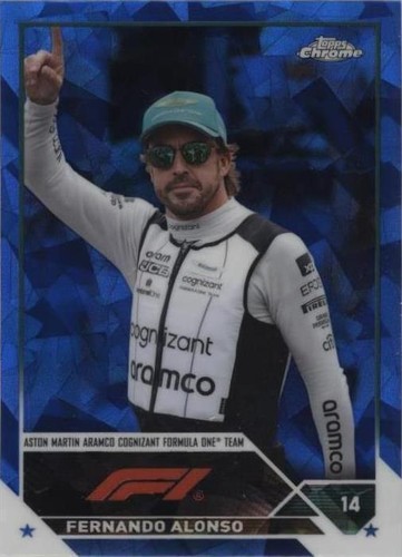 2023 Topps Chrome Sapphire Edition Formula 1 - Fernando Alonso #34