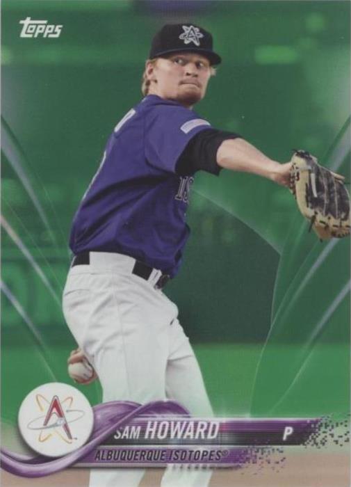 2018 Topps Pro Debut - Green #176 Sam Howard /99 (RC) for sale online ...