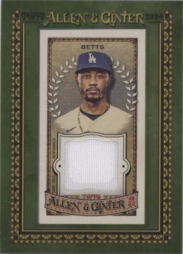 Topps A&G ムーキーベッツ mini framed Relics 2024 TOPPS ALLEN & GINTER- 