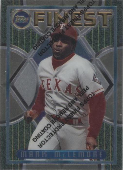Topps Finest 1995 - Mark McLemore #229