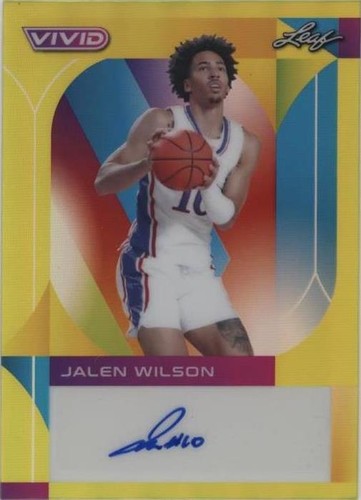 2022-23 Leaf Vivid - Jalen Wilson #BA-JW2