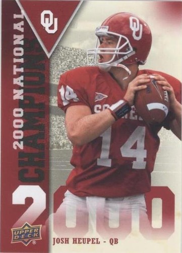 2011 Upper Deck University of Oklahoma Josh Heupel #NC-HE