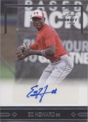 2020 Leaf Ultimate Draft - Ed Howard #GLR-EH1