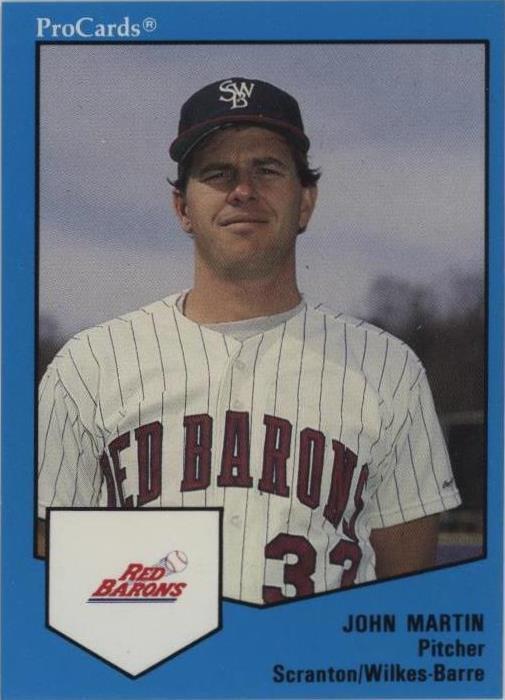 1989 ProCards Triple A - John Martin #719