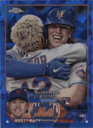 2023 Topps Chrome Update Series Sapphire Edition - Brett Baty #USCS244