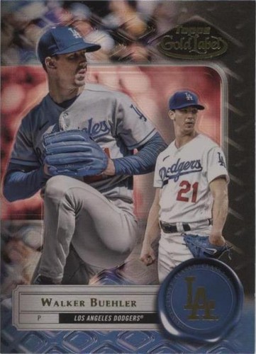 2021 Topps Gold Label Walker Buehler Class 1 Red Parallel /75 LA