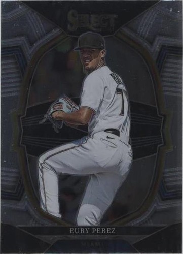 Eury Pérez, Walker Buehler Eury Perez 2023 Panini Prizm - 20-80 Scale #SC12 - Miami
