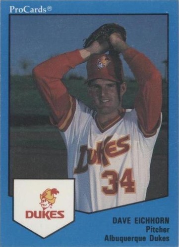 1989 ProCards Triple A - Dave Eichhorn #61