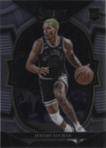 2022 Select - Jeremy Sochan RC Rookie Spurs - Zebra Prizm