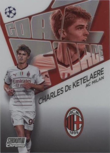 2022-23 Topps Stadium Club Chrome UEFA Club Competitions Charles De Ketelaere #GF-CDK