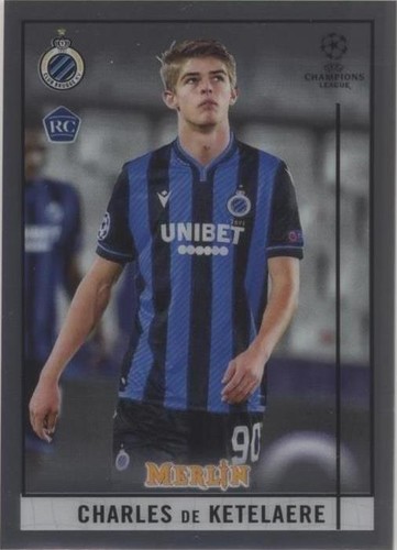 2020-21 Topps Merlin Collection Chrome UCL Charles De Ketelaere #3