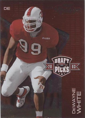 2003 Playoff Prestige Dewayne White #DP-18