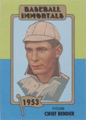 1980-87 SSPC Baseball Immortals - Chief Bender #64