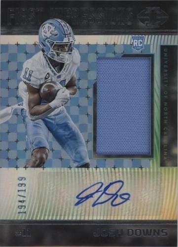 2023 Panini Chronicles Draft Picks Josh Downs #II-JD