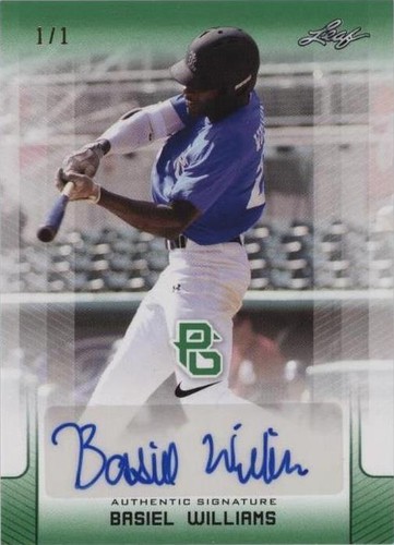 2017 Leaf Perfect Game National Showcase - Basiel Williams #BA-BW1